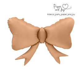 Кулька "Бант бежевий"
