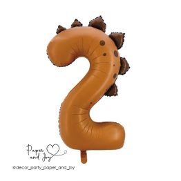 Кулька "2" Діно коричнева