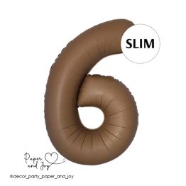 Кулька "6" Slim Матовий коричневий