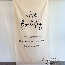 Панно " Happy birthday", 88х180см.