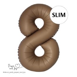 Кулька "8" Slim FLEXMETAL Матовий Коричневий
