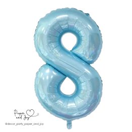 Кулька "8" , блакитний